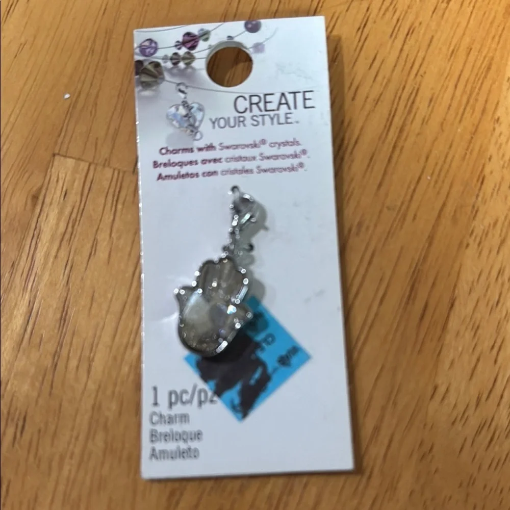 Swarovski Crystal hamsa 🪬 Charm